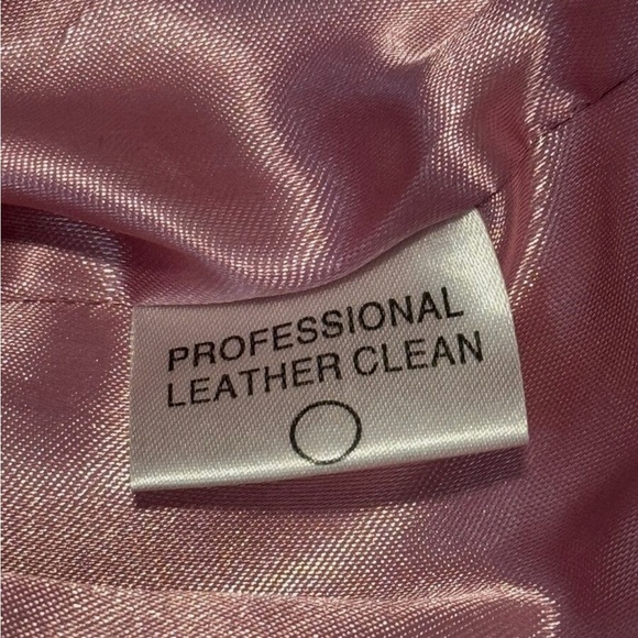 Vintage Metro Style Genuine Leather Pink Mesh Midi Skirt Size 6 Sissy CD Drag - Picture 4 of 7